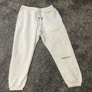 Medium essentials light oatmeal joggers